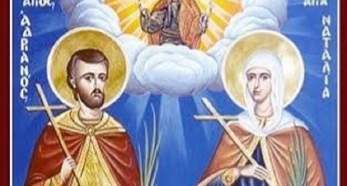 تذكارا تكريس كنيسة الملاك روفائيل واستشهاد القديس اندريانوس