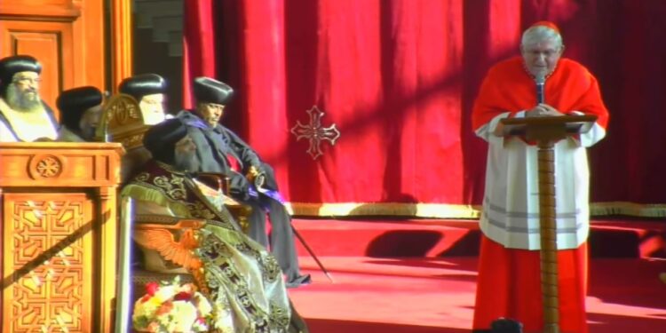 الأنبا بولس يشارك في مراسم استقبال الأنبا أرشليدس بكاتدرائية مار مرقس تورنتو