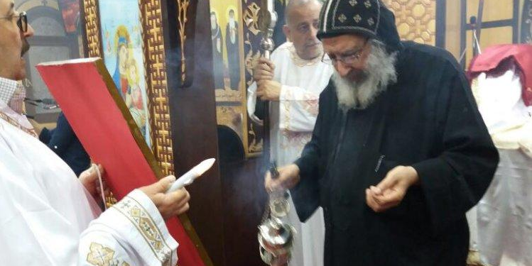 القمص ايسذؤرس أفامينا يترأس قداس عيد مارمينا بكنيسة العذراء ومارمينا بالمستشفى القبطى