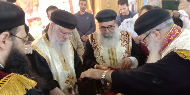 كنيسة الشهيد ابوسيفين بأبوسلطان بالإسماعيلية تحتفل بعيد استشهاد شفيعها
